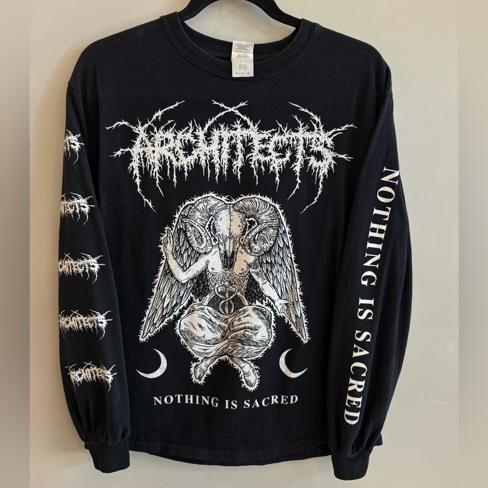 Architects band merch long sleeve graphic t shirt